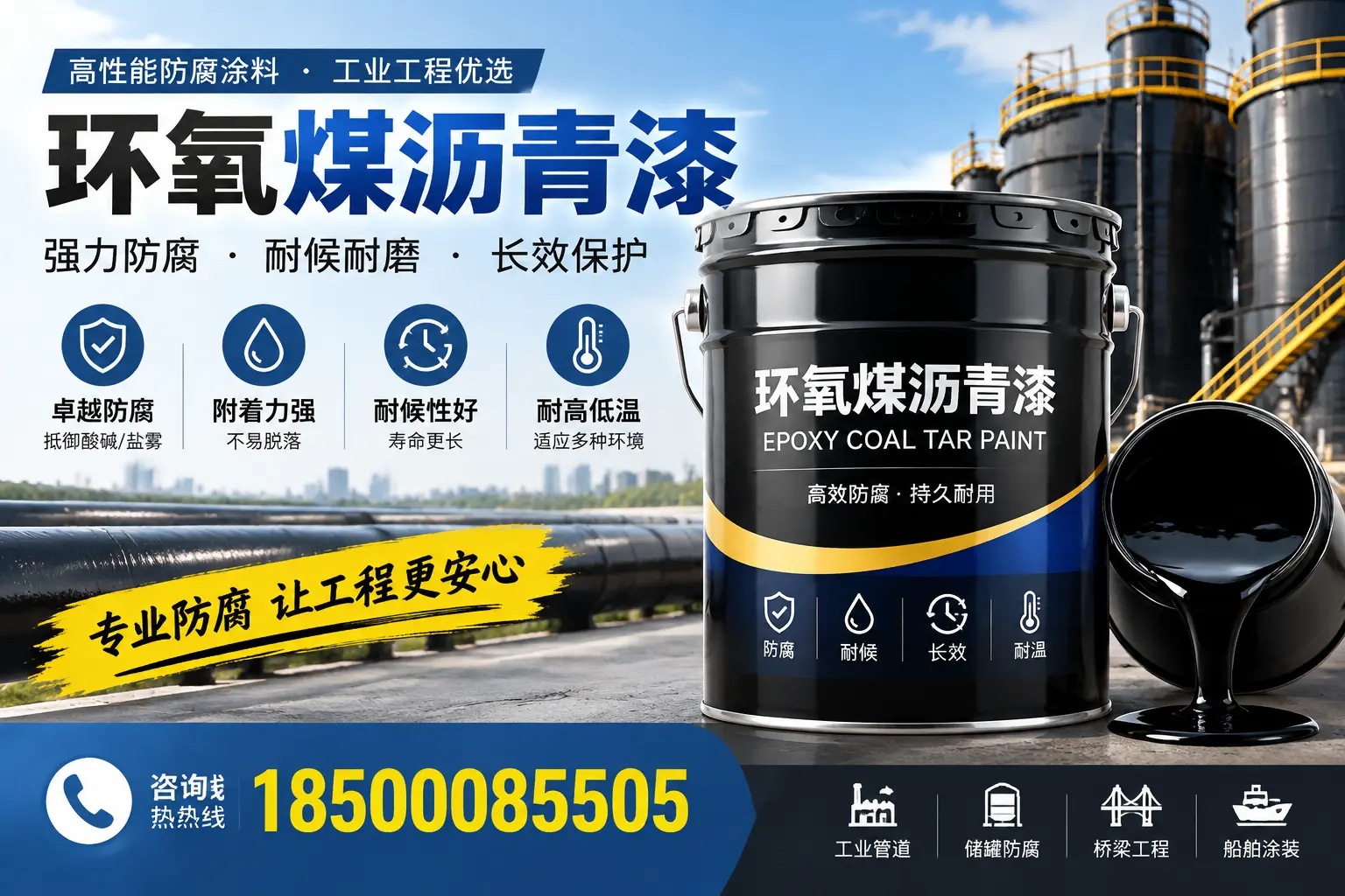 环氧煤沥青漆的施工方法与注意事项，确保在锦州顺利完成